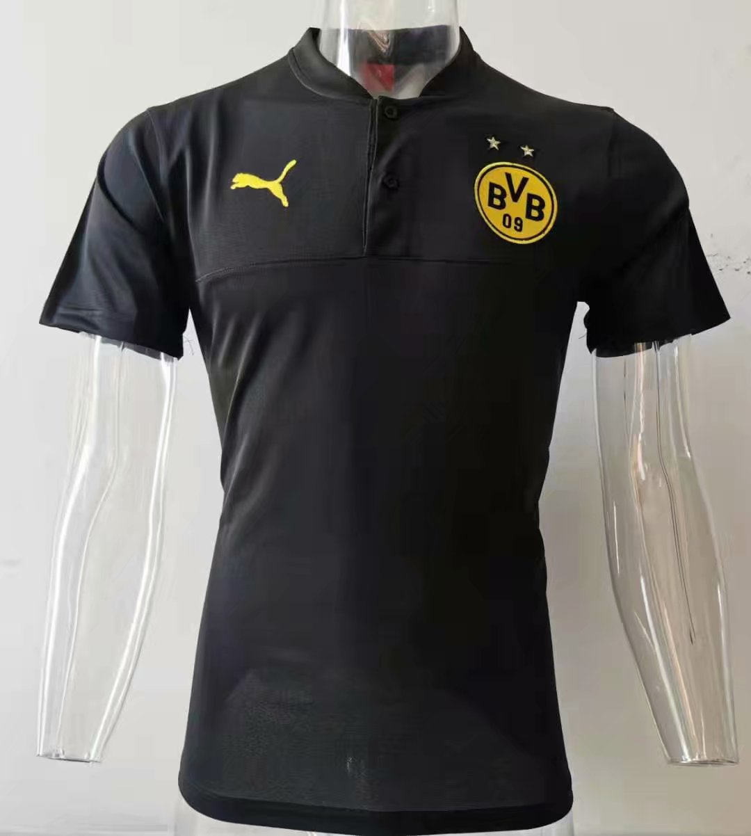 camiseta polo del Borussia Dortmund 2020 negro